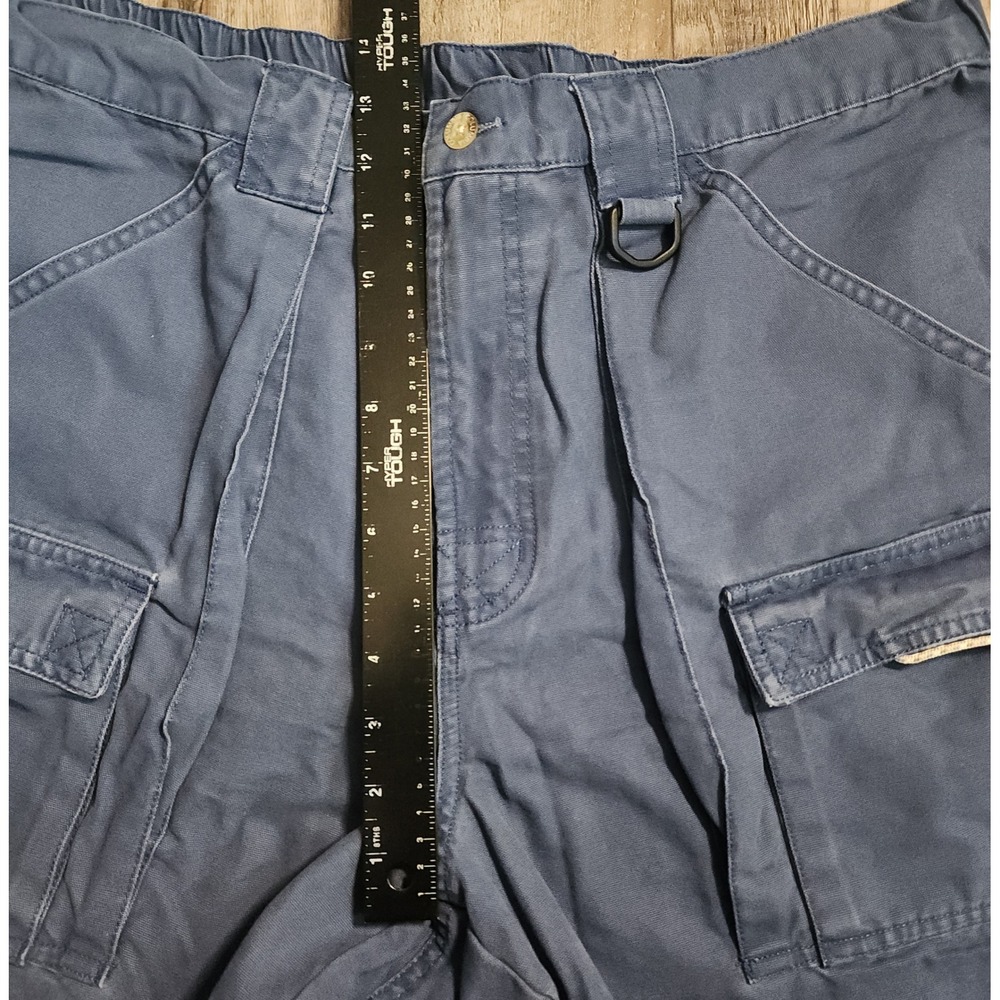 Columbia PFG Cargo Shorts Mens XL Blue 7.5 Inseam Cotton Fishing Shorts - Picture 5 of 8